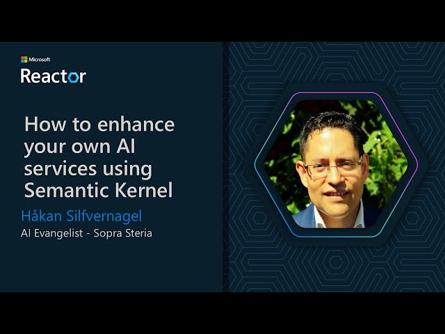 How to enhance your own AI services using Semantic Kernel