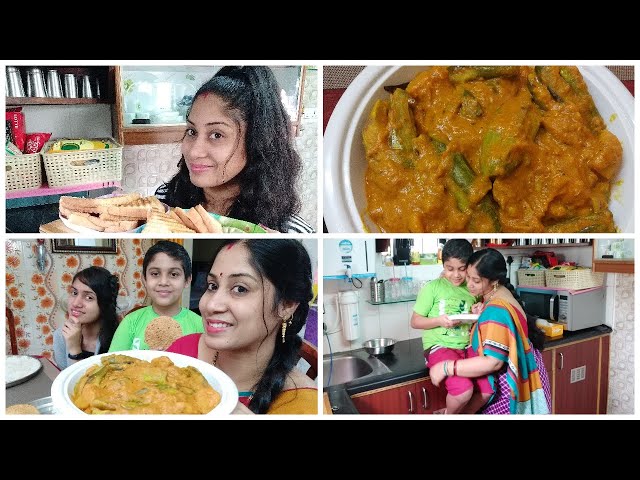 INDIAN MOM Morning to Lunch ROUTINE(special ODIA RECIPE POTOLA KHURMA)...lunch recipes vegetarian,,,