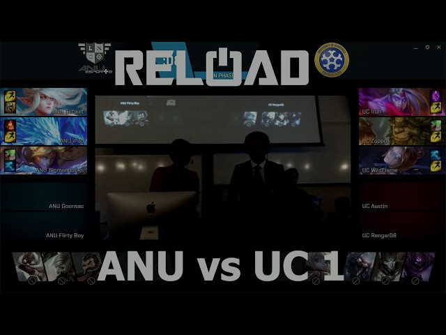 ANU vs UC League of Legends Showmatch 1 − Full Game