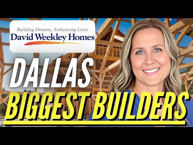 BIGGEST Home Builders in Dallas | David Weekley Homes Explained!