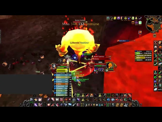 Geddon Boss kill Rogue Molten Core WoW Classic Fresh Anniversary