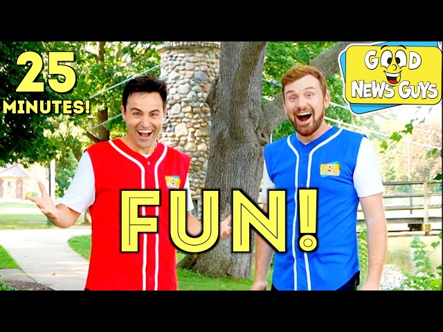 FUN with the Good News Guys! | 25 Minutes of Christian Songs for Kids!