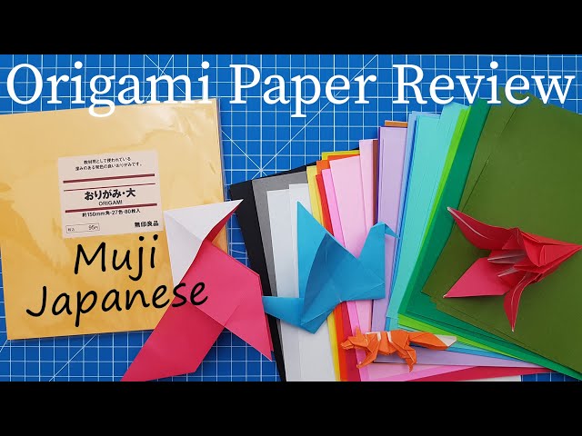 Origami Muji Japanese paper 150mm Origami paper [Paper Review]