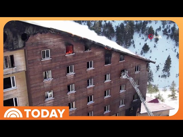 Police detain 9 people following deadly fire at Turkey ski resort