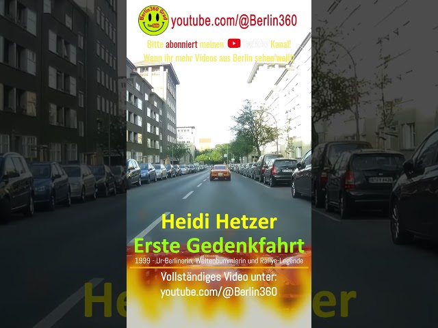 #Heidi #Hetzer #Gedenkfahrt #Rallyefahrerin #OpelGT #Weltenbummlerin #Bauernproteste #RallyeLegende