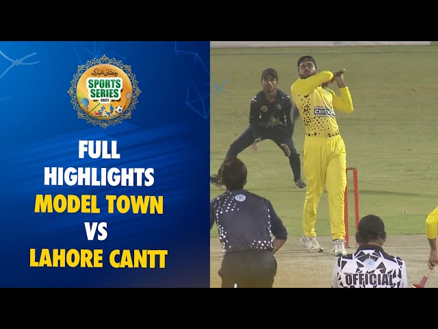 Full Highlights | Model Town vs Lahore Cantt | Match 4 | Sports Series 2023 | M1A1T