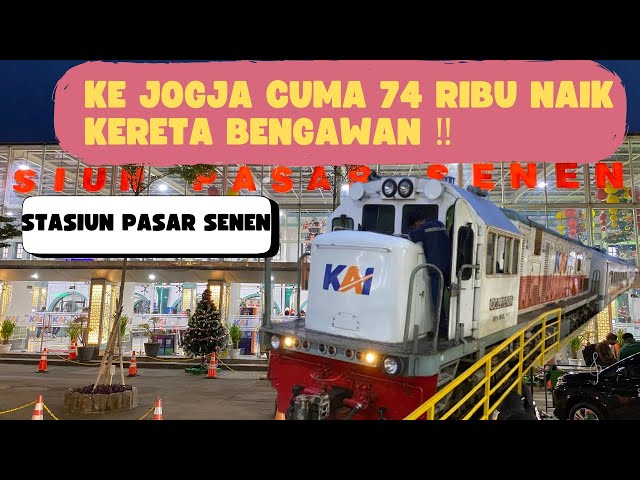 Ke jogja cuma 74 ribu naik kereta bengawan ‼️|| Dari stasiun pasar senen