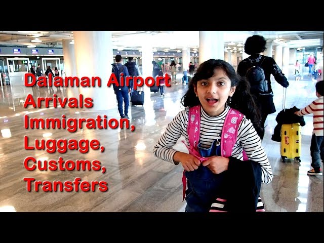 Dalaman Airport Turkey Arrivals Immigration, Luggage, Customs and Transfers What to Expect 2019 HD