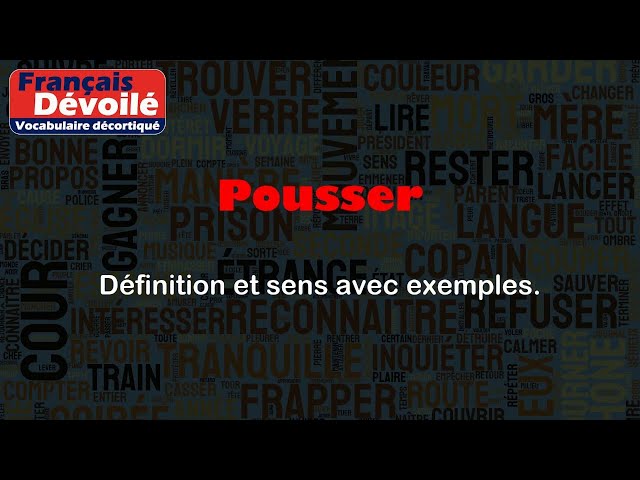 Pousser