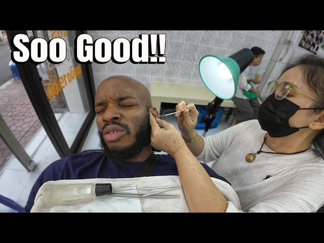 I Tried a $1 Ear Cleaning in Bangkok… Unreal Experience!