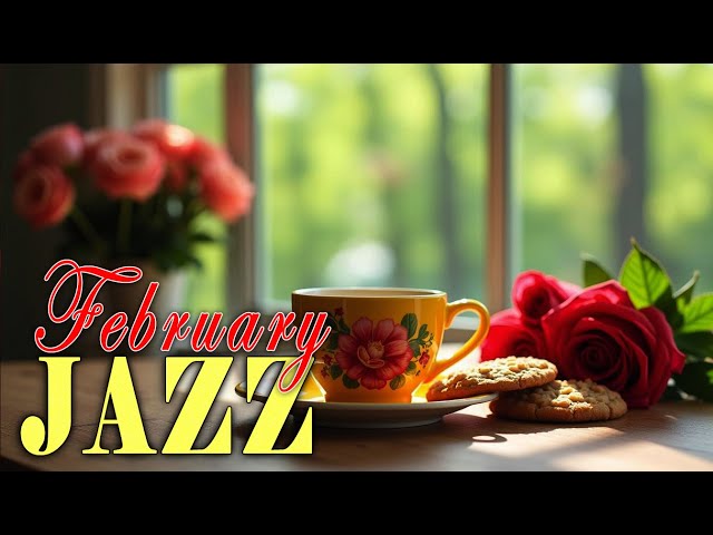 🎶 FEBRUARY Jazz Work ☕ Smooth Jazz Coffee Shop Ambience