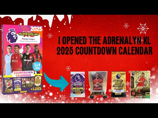 I opened the ADRENALYN XL 2025 COUNTDOWN CALENDAR!! And it was full of SURPRISES!!!