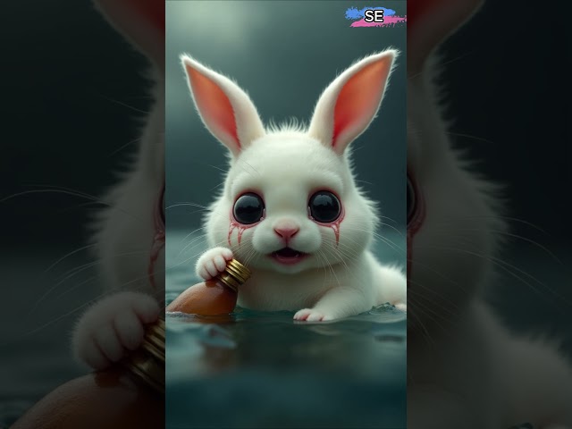 Lost Bunny’s Cry for Help –A Heartfelt Animated Story #ai #aivideo #cute #shorts #sad #tiktok