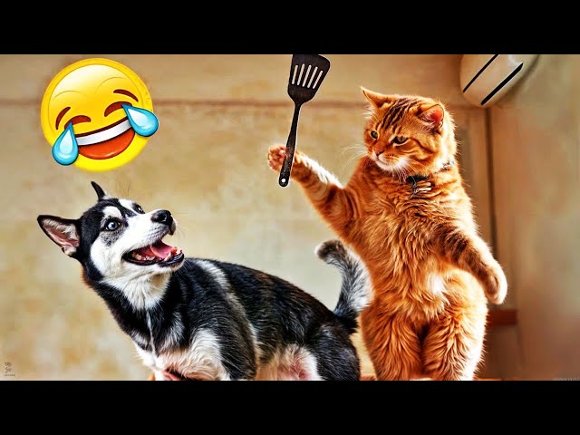 You Laugh You Lose😬🐶Funniest Dogs and Cats😻🤣