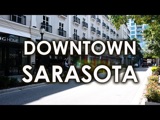 LIVING IN DOWNTOWN SARASOTA FLORIDA🌴/ A TOUR of downtown Sarasota and THINGS TO DO