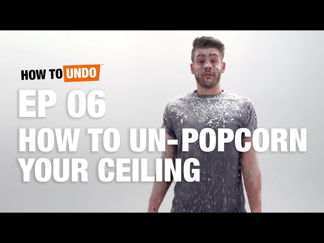 How to Un-Popcorn Your Ceiling with Mike Montgomery: How to Undo (Episode 6)