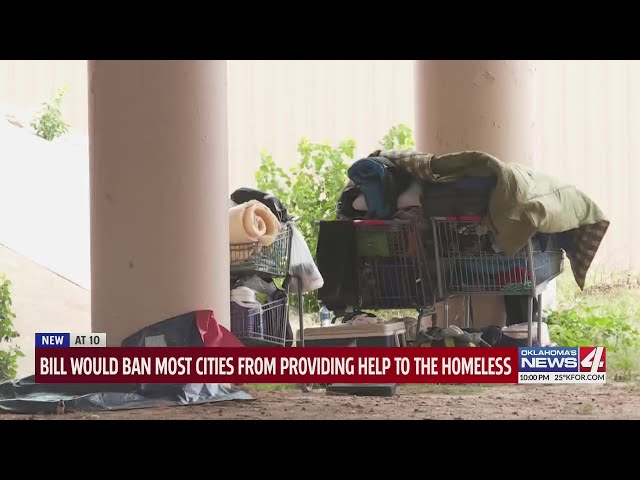 Bill would ban most cities from providing help to the homeless