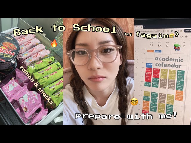 Back to School... (again) ✏️ get ready with me for med school