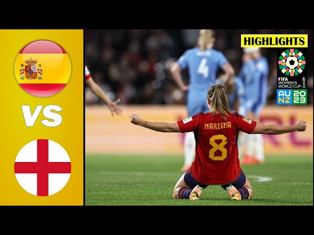 [ FINAL ] Spain vs England | Extended Highlights | 2023 FIFA Women's World Cup