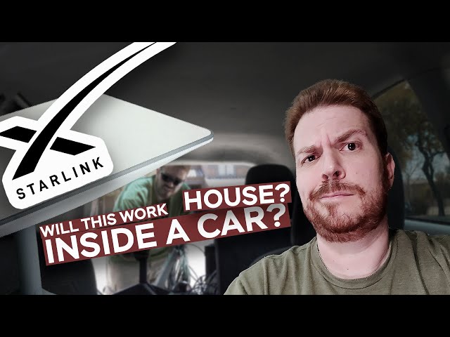 will starlink work inside a house or inside a car? Let's find out!