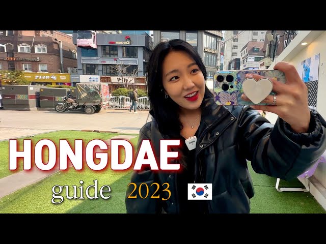 A cool girl's guide of HONGDAE | Seoul neighborhood tour 🇰🇷