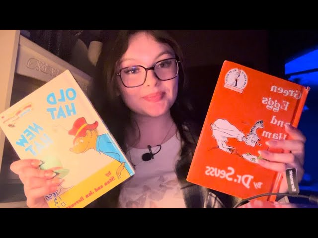 ʚ ASMR Reading you Bedtime Stories ɞ Softly Spoken, Book Tapping & Tracing, Describing Things