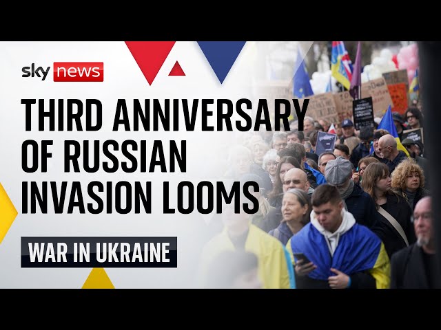 Ukraine under pressure on third anniversary of Russia's full-scale war | Ukraine war