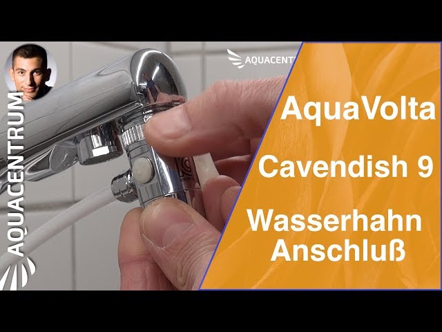 How To: Aqua Volta Cavendish 9 at the tap, Pressure-free operation of the switching valve