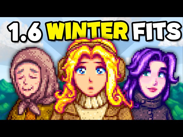 Every NEW Outfit In Stardew Valley's 1.6 Update!