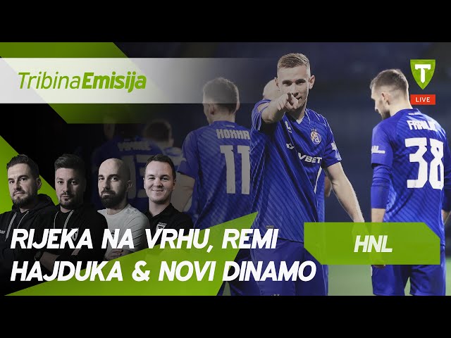 Rijeka na vrhu, remi Hajduka & novi Dinamo