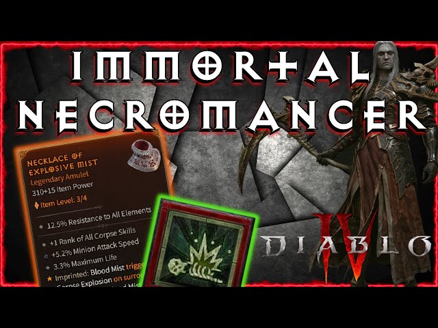 This BROKEN Necromancer Build Makes You IMMORTAL ☠️| Diablo 4