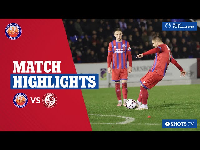 MATCH HIGHLIGHTS: Woking (H)