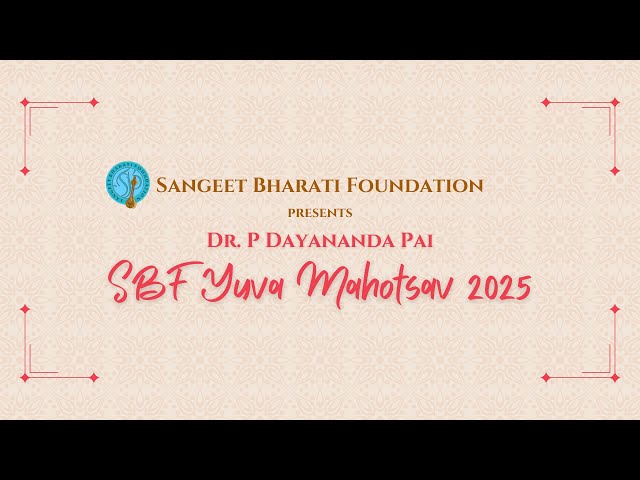 SBF Yuva Mahotsav 2025 AWARD CEREMONY & MUSICAL TRIO