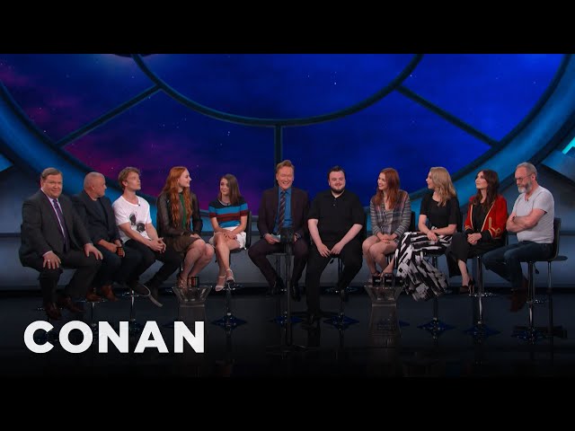 The Cast Of "Game Of Thrones" Full Interview | CONAN on TBS