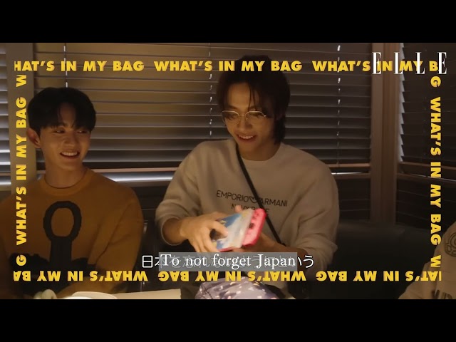 [ENG SUB] ELLE Japan Part 2 - What's In My Bag