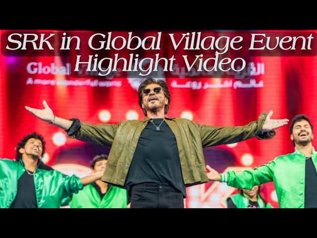 Shah Rukh Khan Global Village Event Video | SRK | Dubai | Jawan | Pathaan | King | #srk #dubai