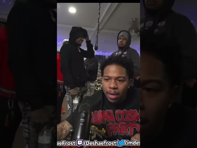 Jayy Queezy Appears On Deshae Frost’s Livestream #shorts