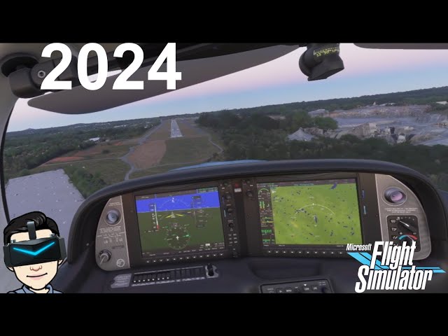 MSFS 2024 Cirrus SR22 in VR! | Microsoft Flight Simulator 2024 Game Play | Pimax Crystal Light