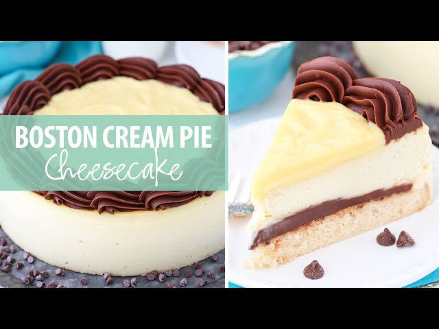 Boston Cream Pie Cheesecake