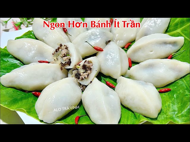 Thêm món BÁNH NẾP Nhân Thịt kiểu mới Dẻo Mềm không bị cứng khi nguội - Steamed sticky rice cake