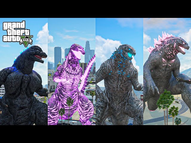 Godzilla Evolution in GTA 5 Mods