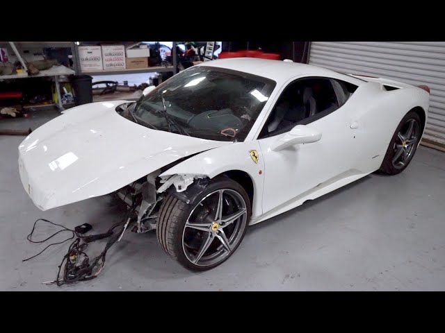 Will the WRECKED Ferrari 458 Start?