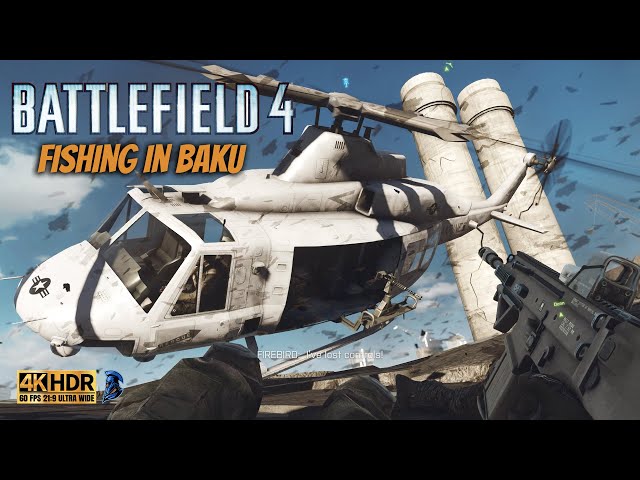 BATTLEFIELD 4 | Fishing in Baku | 4K 60FPS Ultra Realistic Graphics Gameplay | Part 1