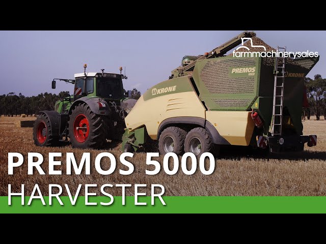 Krone Premos 5000 mobile pellet harvester launch