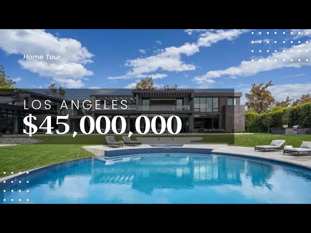 Inside a $45,000,000 Los Angeles Modern Mega Mansion