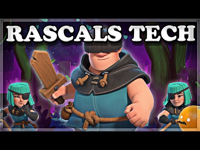 How to Counter and Use Rascals Tech | Clash Royale 🍊