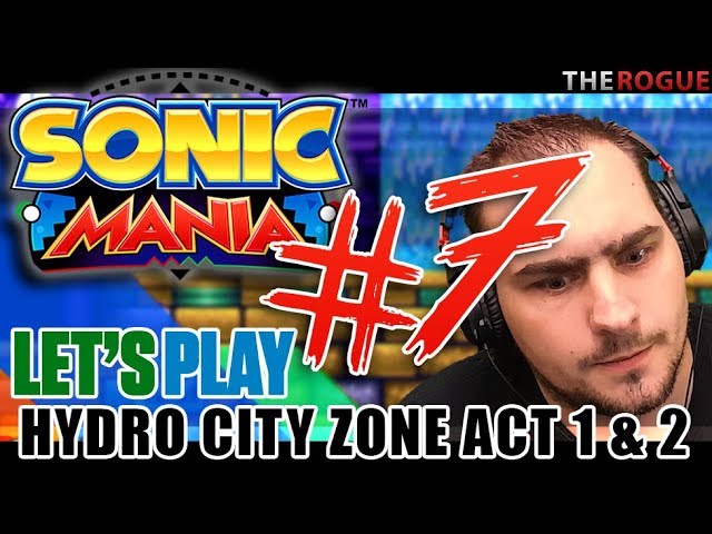 Sonic Mania Full Gameplay Part 7 - Let's Play Hydro City Zone Act 1 - Act 2