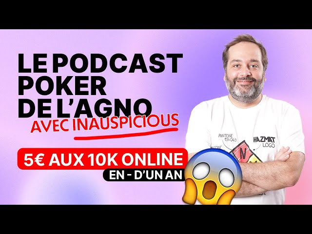 La folle ascension Poker d'Inauspicious - des 5€ aux 10k€ en un an !