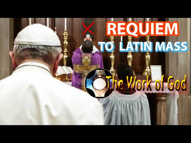 Francisco gives 🔴 Requiem to Extraordinary Mass in Latin. Goodbye Tridentine mass 😲