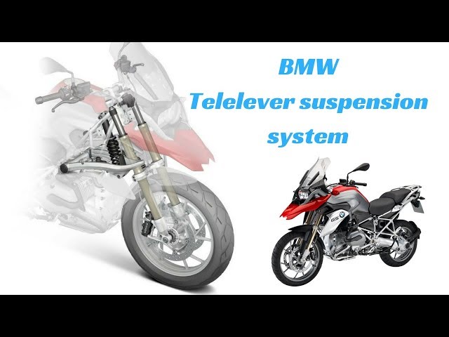 Working of The Telelever Suspension In BMW R1200GS.